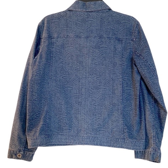 Chicos VTG Jean jacket full zip collared king sleeves button cuffs Medium
C - Picture 2 of 10